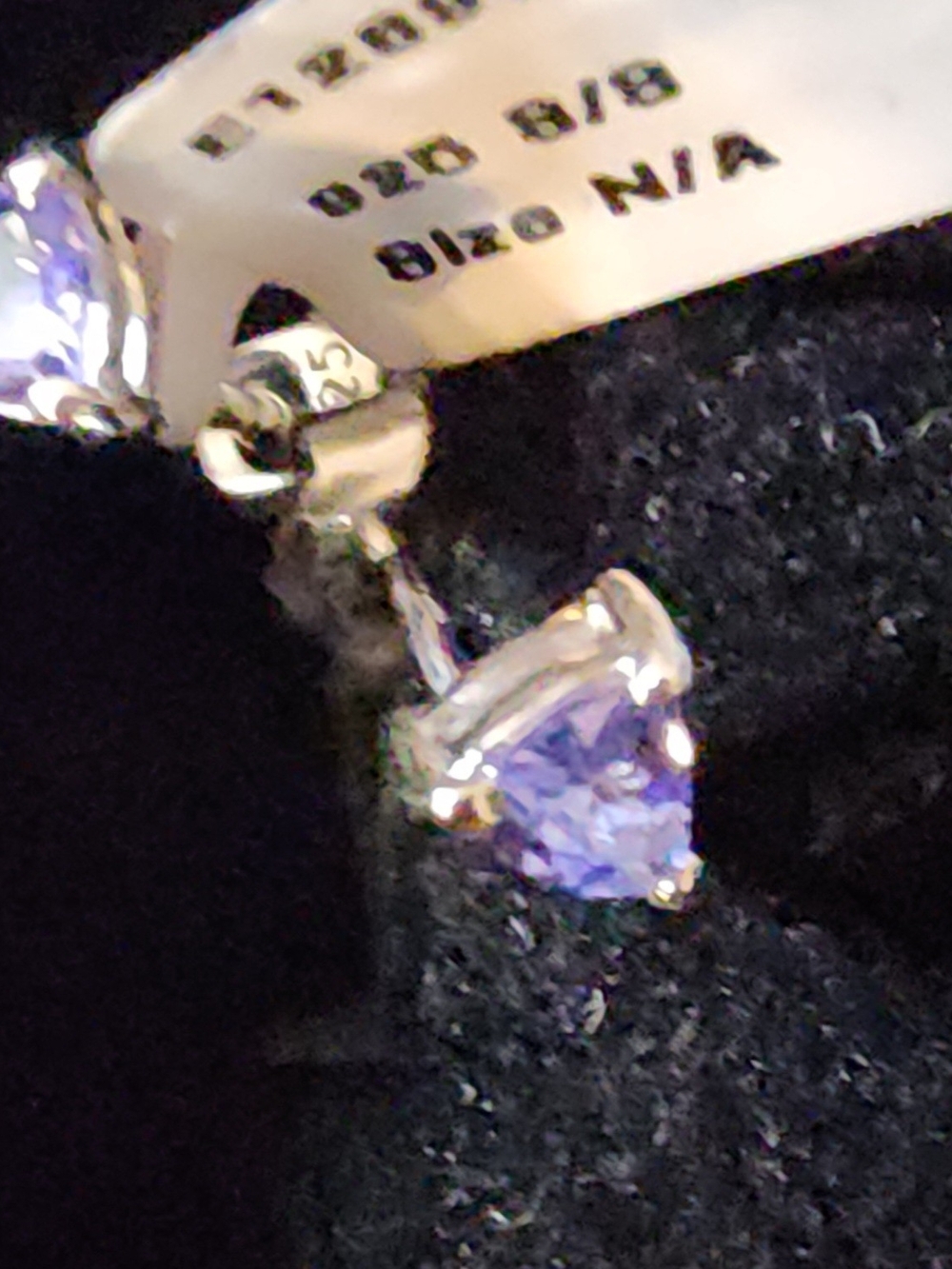 Tanzanite Trillion Cut Earrings